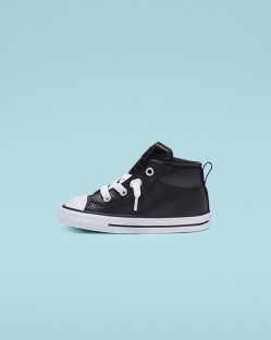 Converse Chuck Taylor All Star Street Fiu Közép Felső Fekete/Fehér | AIBLGPS-HU